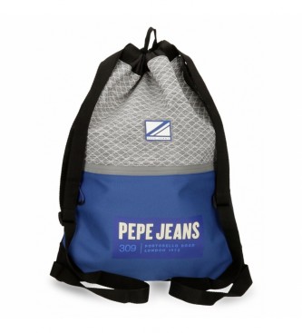 Pepe Jeans para criança. Saco de mochila azul Leslie Pepe Jeans