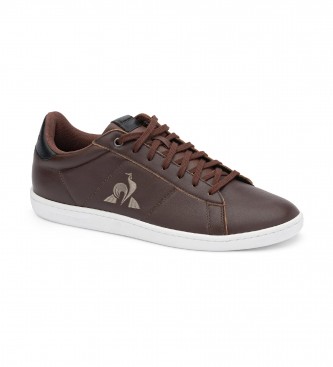 Le Coq Sportif para hombre. Zapatillas de piel Courtmatch Worwear marr