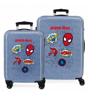 Joumma Bags para criança. Conjunto de malas duras de ganga Spiderman 5