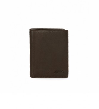 Joumma Bags unisex. 8071122 Cartera Adept Alan vertical marrón -8,5x10,5x1cm- (OSFA), Casual, Piel, Joumma Bags outlet 2024.