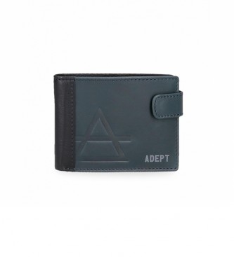 Joumma Bags. Carteira do Adept Jim Navy -11x8,5x1cm Joumma Bags