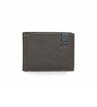 Joumma Bags unisex. 8117123 Cartera Adept Max Sencilla Antracita -11x8x1cm- (OSFA), Casual, Piel, Joumma Bags outlet 2024.