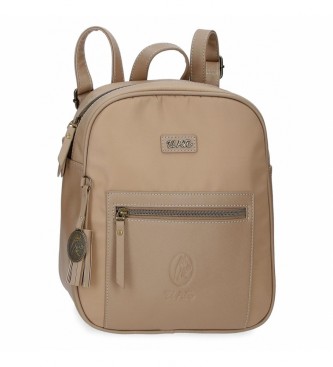El Potro unisex. 5262122 Mochila casual Lana Beige (OSFA), Poliéster, El Potro outlet 2024.