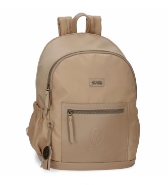 El Potro. Mochila de computador El Potro Lana Beige Wool Computer Back