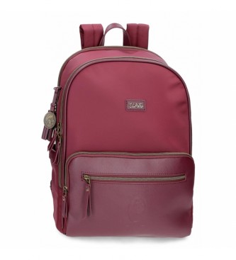 El Potro. Mochila de computador El Potro Lana Bordeaux El Potro
