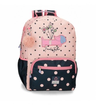 Enso unisex para niños. 9432321 Mochila portaordenador Friends Together rosa (OSFA), Casual, Poliéster, moda infantil, Enso outlet 2024.