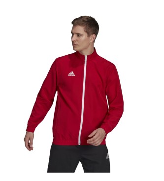 adidas para hombre. H57536 Chaqueta presentación Entrada 22 rojo (XXL), Negro, Casual, Deportivo, Poliéster Reciclado, Sostenible