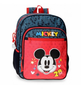 Joumma Bags para criança. Mickey Get Moving School Backpack 38cm verme