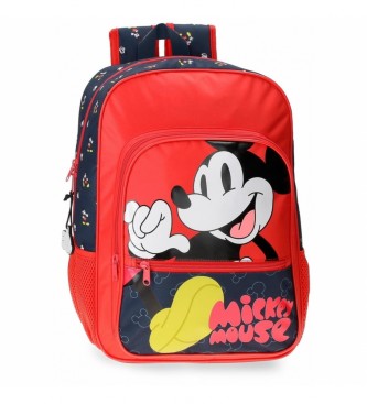 Joumma Bags unisex para niños. 4732321 Mochila Escolar Mickey Mouse rojo (OSFA), Casual, Microfibra, moda infantil, Joumma Bags outlet 2024.
