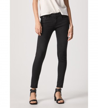Pepe Jeans para mujer. PL204174S98 Jeans Soho negro (29/28), Casual, Algodón