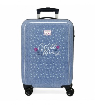 Movom para mujer. 2751721 Maleta de cabina Wild Flowers -55x38x20cm- (OSFA), Azul, Casual, ABS/Policarbonato, Movom outlet 2024.