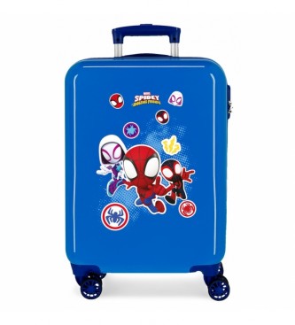 Joumma Bags para niña. 2821721 Maleta de Cabina Spidey Go Webs Azul -38x55x20cm- (OSFA), Casual, ABS/Policarbonato, Marino, moda infantil, J