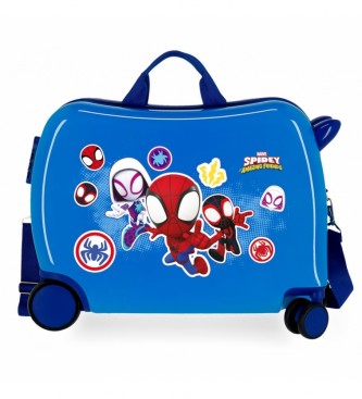 Joumma Bags para criança. Spidey Go Webs Kids Suitcase Azul -38x50x20c