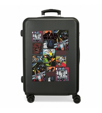 Joumma Bags unisex. 2841221 Maleta Mediana Star Wars Galactic Team Negro -68x48x26cm- (OSFA), Casual, ABS/Policarbonato, Mediano, Joumma Bag
