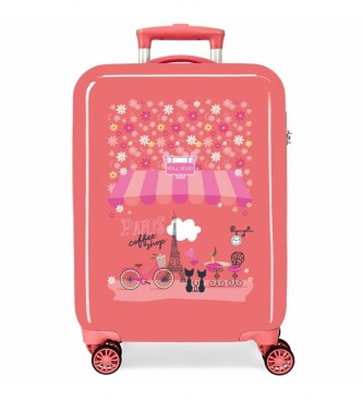 Roll Road para mujer. 4841721 Maleta de Cabina Coffee Shop Coral -38x55x20cm- (OSFA), Casual, Rosa, ABS/Policarbonato, Roll Road outlet 2024