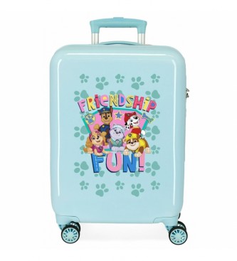 Joumma Bags para niña. 4931721 Maleta de Cabina Patrulla Canina Friendship Turquesa -38x55x20cm- (OSFA), Casual, ABS/Policarbonato, Marino,