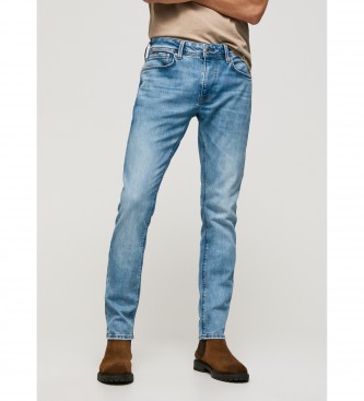 Pepe Jeans para hombre. PM206326VX5 Jean Stanley Regular azul (30/32), Casual, Algodón, Denim