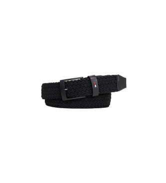 Tommy Hilfiger för män. AM0AM02801 Adan bälte svart (110 cm), Casual, Polypropylen