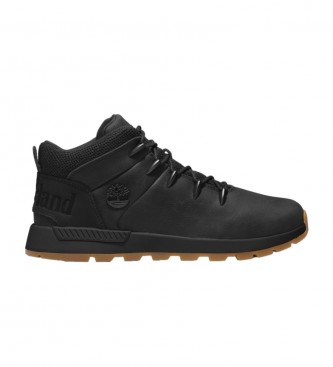 Timberland para hombre. TB0A2PB40151 Botas de piel Sprint Trekker Mid negro (40), Plano, Cordones, Casual, Deportivo, Outdoor