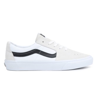 Zapatillas Sk8-Low blanco (36), Tela, Plano, Cordones, Casual, Vans outlet 2024.