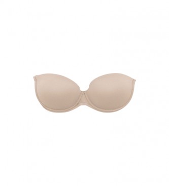 Calvin Klein para mujer. 0000F2660E Sujetador Sin Tirantes - Perfectly Fit Flex nude (85A), Homewear, Nylon, Calvin Klein outlet 2024.