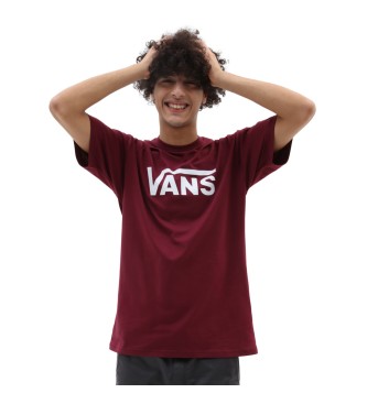 Vans para hombre. VN000GGGZ281 Camiseta Classic granate (S), Casual, Algodón, Manga corta, Vans outlet 2024.
