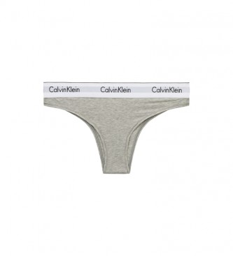 Calvin Klein para mujer. 000QF5981E Braguitas Brasileñas Modern Cotton gris (M), Homewear, Algodón