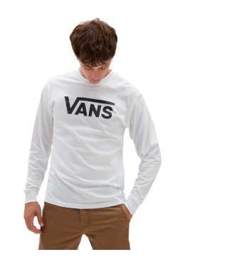 Vans para hombre. VN000K6HYB21 Camiseta Classic Manga Larga blanco (XL), Casual, Algodón, Vans outlet 2024.
