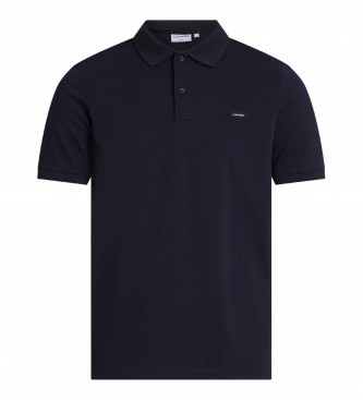 Calvin Klein para hombre. K10K111196 Polo Slim Piqué Elástico marino (M), Casual, Manga corta, Algodón Orgánico, Sostenible