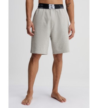 Calvin Klein para hombre. 000NM2417E Shorts Pijama Ck96 gris (XL), Homewear, Algodón Orgánico, Sostenible