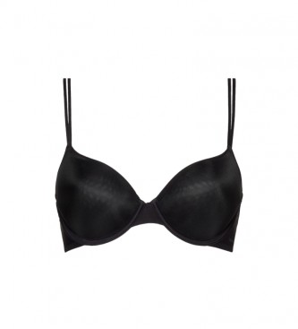 Calvin Klein para mujer. 000QF6068E Sujetador Invisible Sheer Marquisette negro (90B), Homewear, Microfibra, Sostenible, Calvin Klein outlet