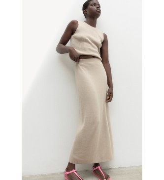 Falda Aikoalf marrón (M), Casual, Viscosa, Sostenible, ECOALF outlet 2024.