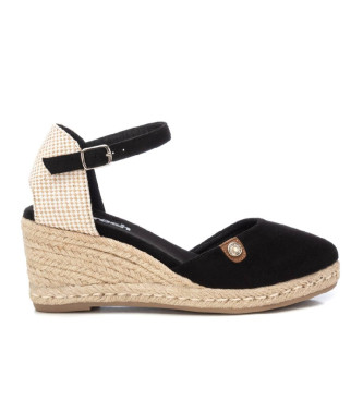 Refresh para mujer. 171882 Sandalias 171882 negro -Altura cuña 6cm- (37), 5 a 8cm, Hebilla, Casual, Refresh outlet 2024.