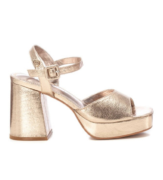 Refresh para mujer. 171886 Sandalias 171886 dorado -Altura tacón 9cm- (36), 8 a 10cm, Hebilla, Casual, Fiesta, Refresh outlet 2024.