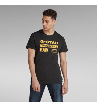 G-Star - pour homme. graphic 8 t-shirt noir