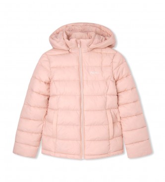 Pepe Jeans para niña. PG401092 Plumífero Simone Corto rosa (16años= 176cm), Casual, Nylon, Manga larga, moda infantil, Pepe Jeans outlet 202