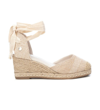 Refresh para mujer. 171748 Sandalias 171748 beige -Altura cuña 6cm- (38), Marrón, 5 a 8cm, Cordones, Casual, Refresh outlet 2024.