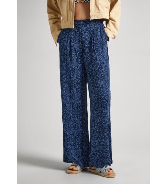Pepe Jeans para mujer. PL211745 Pantalón Colette Print marino (XL), Casual, Viscosa, Pepe Jeans outlet 2024.