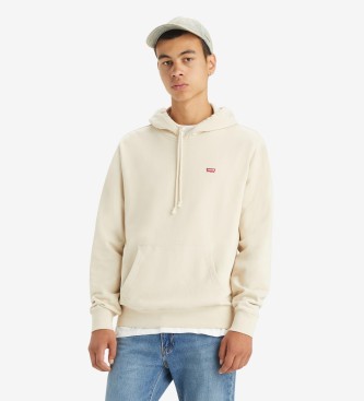 Levi's para hombre. 34581-0039 Sudadera Housemark beige (S), Casual, Algodón, Manga larga