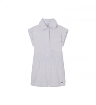 Vestido Geraldine blanco (12años= 152cm), Casual, Poliéster, Manga corta, moda infantil, Pepe Jeans outlet 20