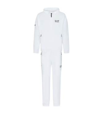 EA7 para hombre. 8NPV08_PN4HZ Chándal Tennis Pro blanco (M), Deportivo, Tenis/Padel, Multideporte, Poliéster, Manga larga