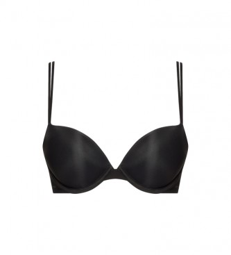 Calvin Klein para mujer. 000QF6345E Sujetador Push Up Sheer Marquisette negro (85B), Homewear, Microfibra, Sostenible, Calvin Klein outlet 2