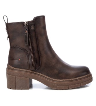 Refresh para mujer. 171993 Botines 171993 marrón (36), 3 a 5cm, Cremallera, Casual, Refresh outlet 2024.