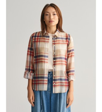 Gant para mujer. 4300281 Camisa Regular Fit marrón (34), Casual, Algodón, Manga larga