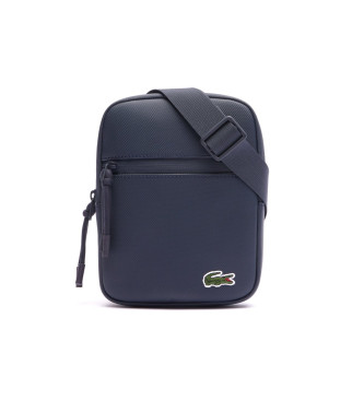 Lacoste para hombre. NH3307LV_P88 Bandolera pequeña y plana LCST marino (OSFA), Casual, Poliuretano, Lacoste outlet 2024.
