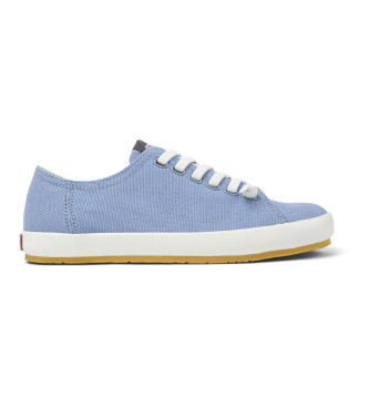 Camper para mujer. 21897-089 Zapatillas Peu Rambla Vulcanizado azul (37), Tela, Plano, 1 a 3cm, Cordones, Casual, Sostenible