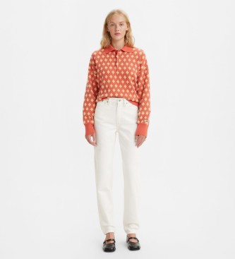 Levi'svoor vrouwen. A3506-0009 Jeans '80s Mam wit (28/30), Casual, Katoen