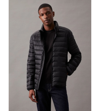 Calvin Klein para hombre. K10K108291 Chaqueta Plumas Materiales Reciclados negro (M), Casual, Manga larga, Poliéster Reciclado, Sostenible,