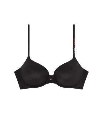 Tommy Hilfiger para mujer. UW0UW03160 Sujetador push-up ultrasuave negro (80C), Homewear, Nylon