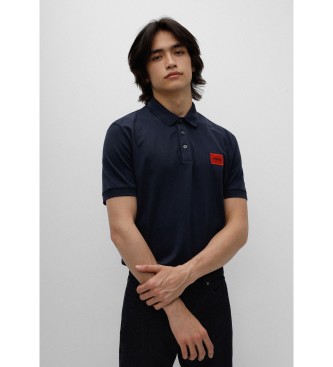 HUGO para hombre. 50466202 Polo Dereso marino (L), Casual, Algodón, Manga corta